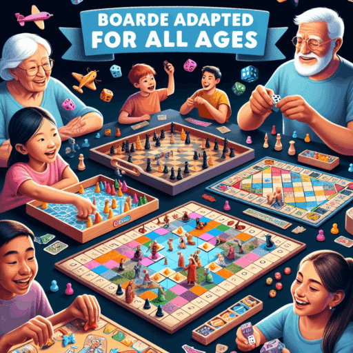 Juegos de mesa adaptados para todas las edades