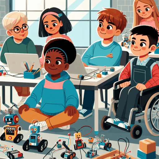 Robótica educativa para niños con discapacidad